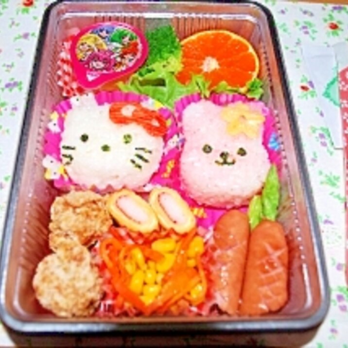 女の子のお弁当 キティ うさぎ レシピ 作り方 By Pokehapi 楽天レシピ 女の子のお弁当 キティ うさぎ レシピ 作り方 By Pokehapi 楽天レシピ